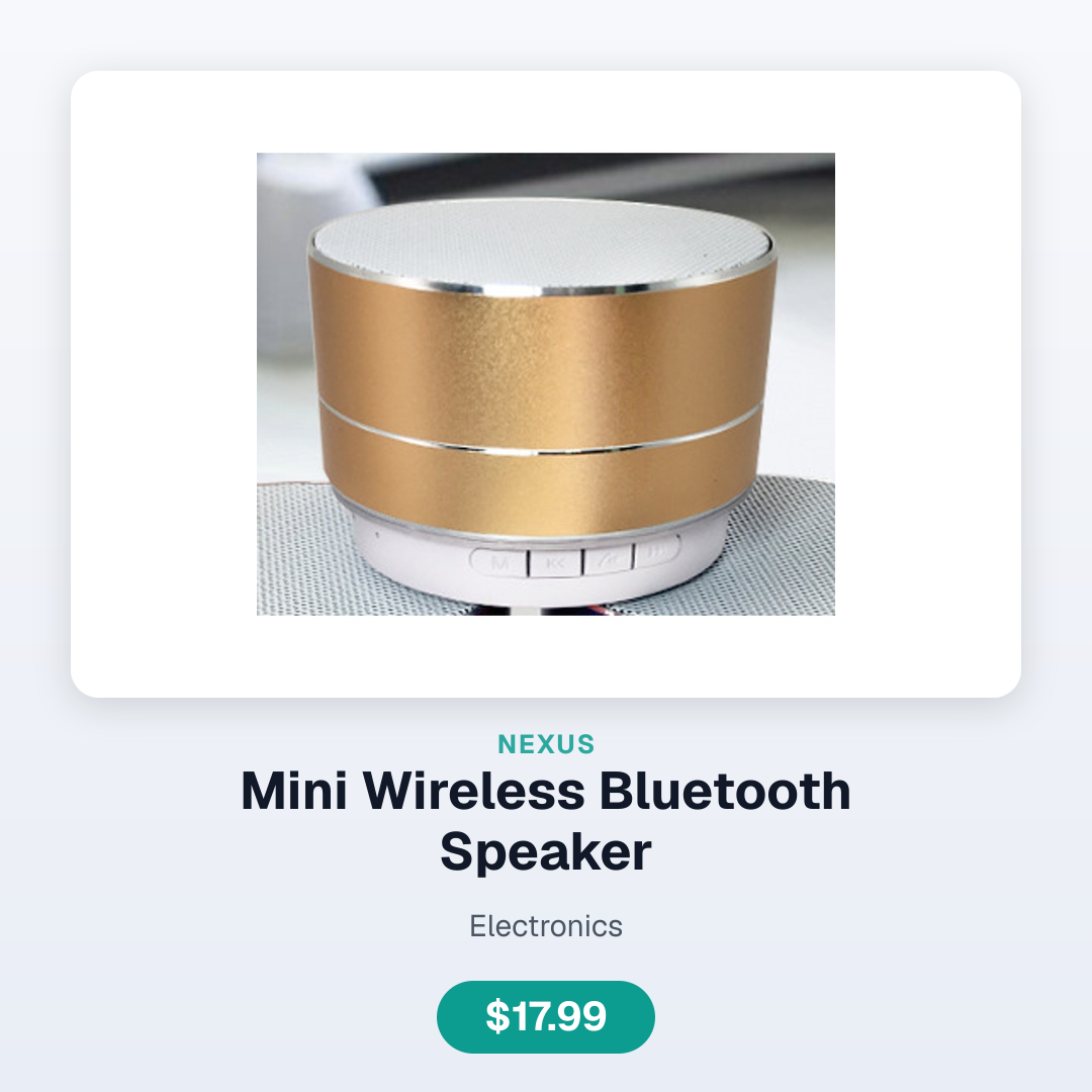 Mini Wireless Bluetooth Speaker — hero