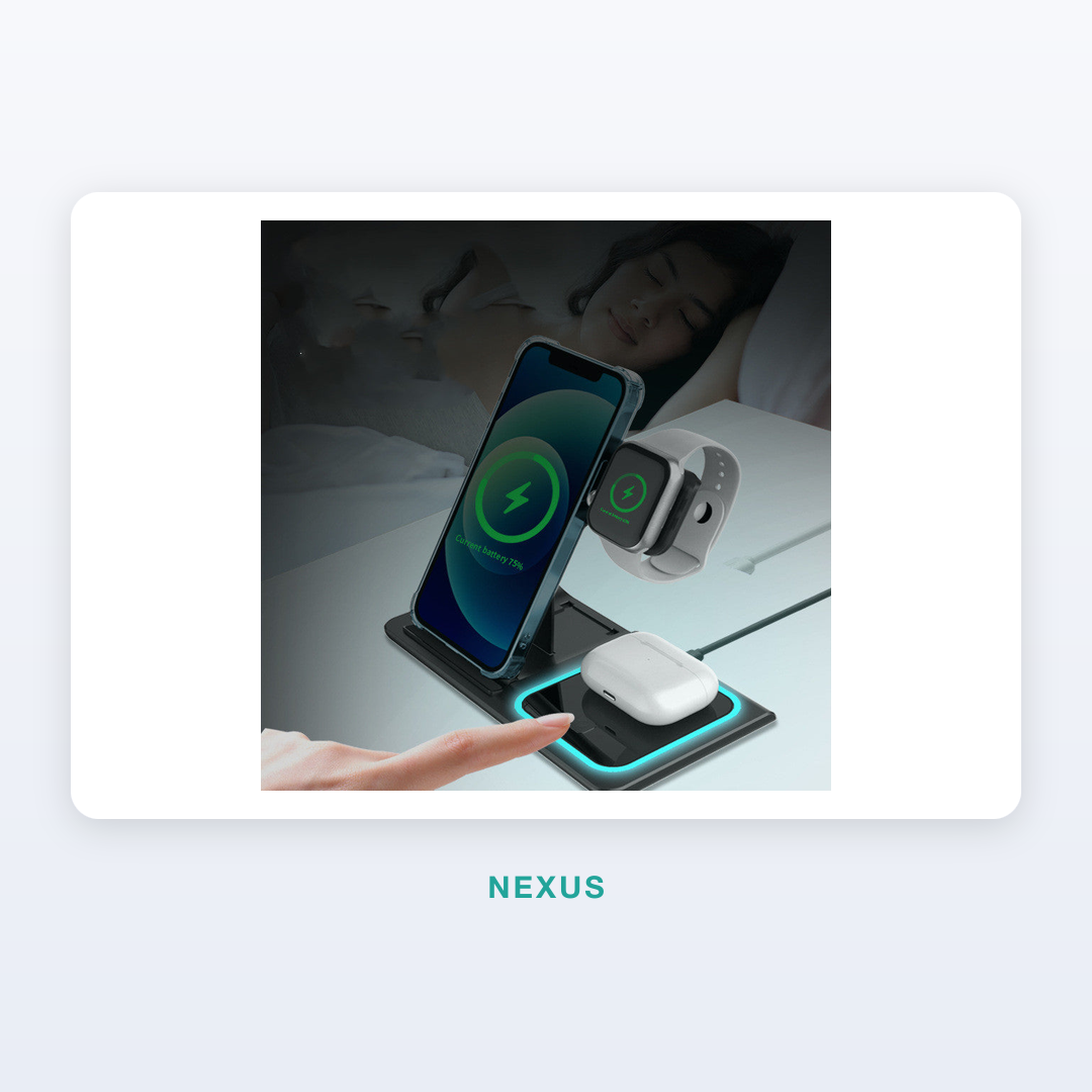 3-in-1 Foldable Wireless Charger — hero