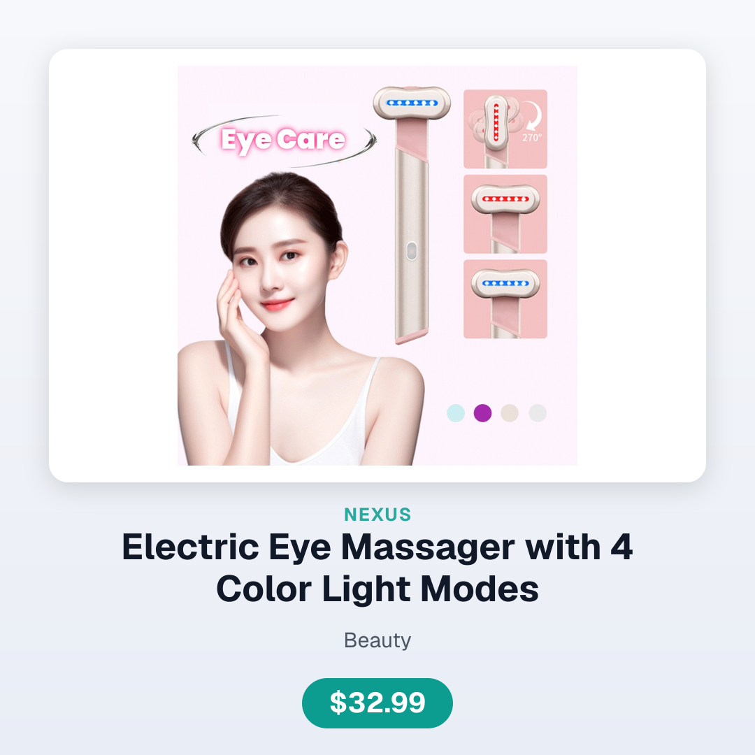Electric Eye Massager with 4 Color Light Modes — hero