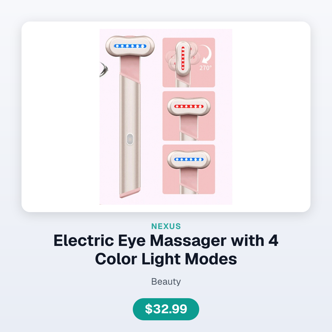 Electric Eye Massager with 4 Color Light Modes — hero