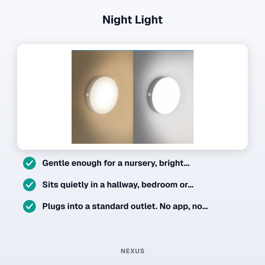 Night Light — features